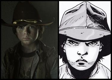 Carl-Grimes-in-the-TV-show-and-comic