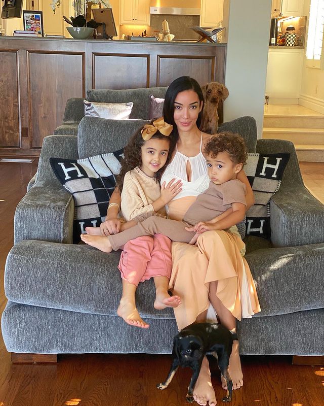 Noella Bergener with her children