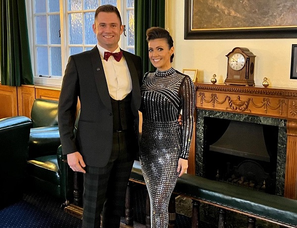 Kym Marsh and her husband