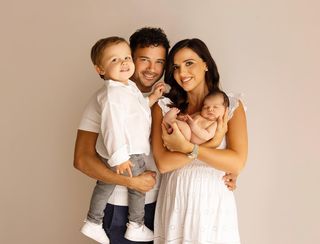 Lucy Mecklenburgh with family